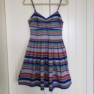 Jack striped skater dress
